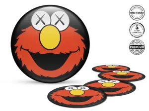 Domed Stickers Custom Stellar Momentum Wave